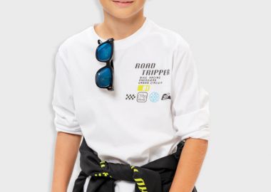 Μπλούζα με τύπωμα για αγόρι | ΛΕΥΚΟ - Energiers - 